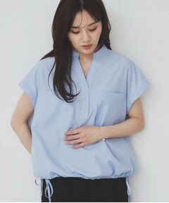 index / インデックス シャツ・ブラウス | ダブルポケットスキッパーシャツ【洗濯機洗い可/イージーアイロン】