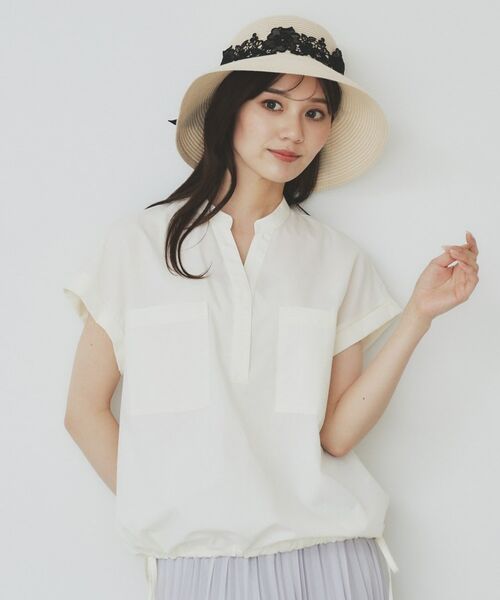 index / インデックス シャツ・ブラウス | ダブルポケットスキッパーシャツ【洗濯機洗い可/イージーアイロン】 | 詳細1