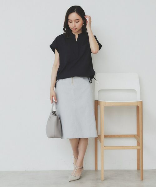 index / インデックス シャツ・ブラウス | ダブルポケットスキッパーシャツ【洗濯機洗い可/イージーアイロン】 | 詳細10