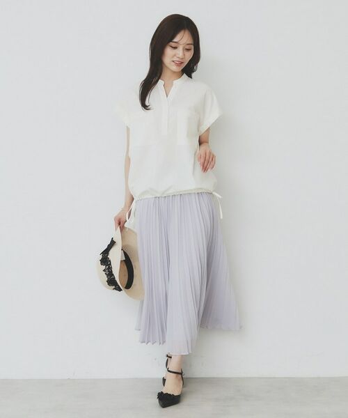 index / インデックス シャツ・ブラウス | ダブルポケットスキッパーシャツ【洗濯機洗い可/イージーアイロン】 | 詳細2