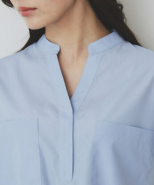 index / インデックス シャツ・ブラウス | ダブルポケットスキッパーシャツ【洗濯機洗い可/イージーアイロン】 | 詳細20