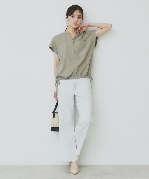 index / インデックス シャツ・ブラウス | ダブルポケットスキッパーシャツ【洗濯機洗い可/イージーアイロン】 | 詳細6