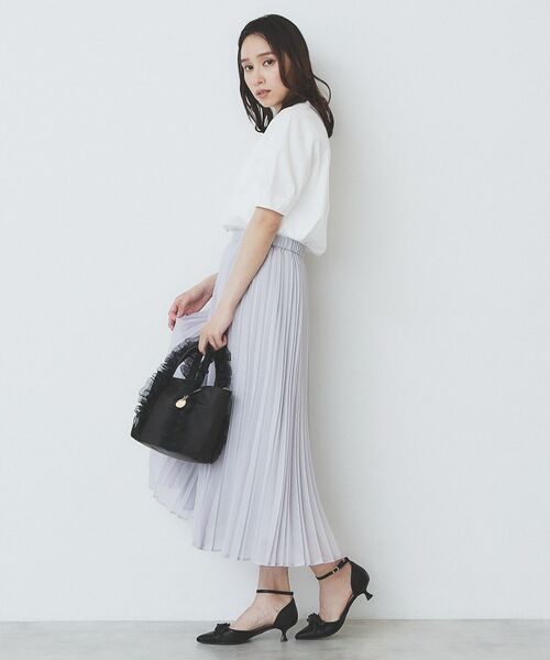 index / インデックス シャツ・ブラウス | バンドカラータックブラウス【洗濯機洗い可/イージーアイロン/防シワ】 | 詳細11