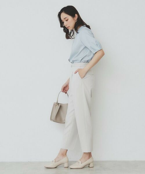 index / インデックス シャツ・ブラウス | バンドカラータックブラウス【洗濯機洗い可/イージーアイロン/防シワ】 | 詳細15