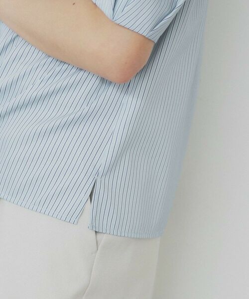 index / インデックス シャツ・ブラウス | バンドカラータックブラウス【洗濯機洗い可/イージーアイロン/防シワ】 | 詳細22