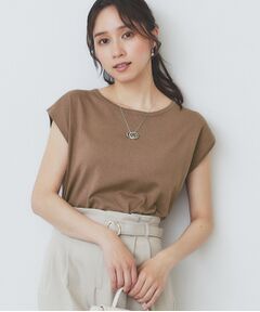 ⭐︎【新品】SHAREEF 七分袖 リネン100％ ニット ブラウン ⭐︎様専用【新品】SHAREEF 七分袖 リネン100％ ニット ブラウン