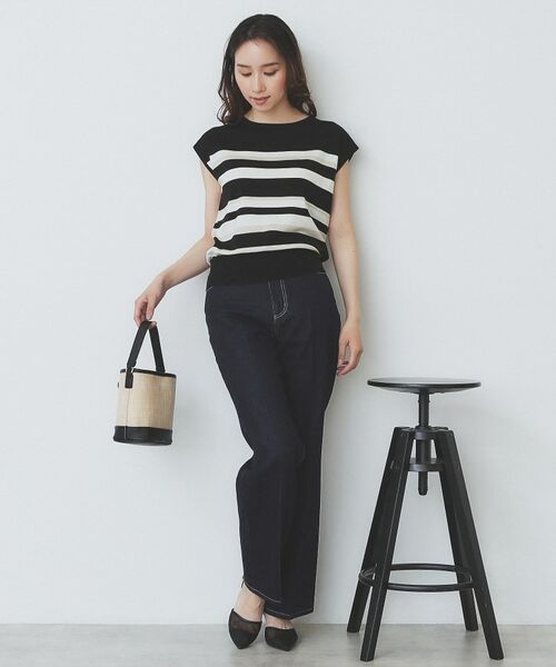 index / インデックス ニット・セーター | 《XS-LLサイズ》フレンチスリーブニット【洗濯機洗い可/抗ピル】 | 詳細12