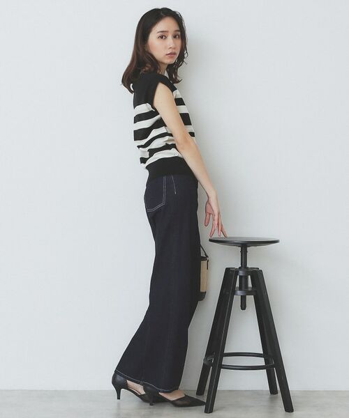 index / インデックス ニット・セーター | 《XS-LLサイズ》フレンチスリーブニット【洗濯機洗い可/抗ピル】 | 詳細13