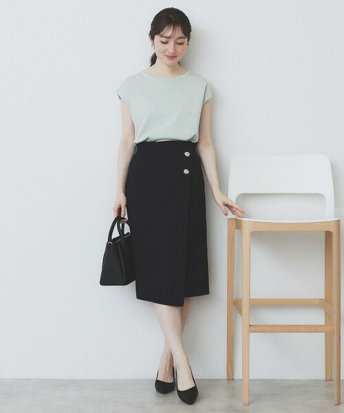 index / インデックス ニット・セーター | 《XS-LLサイズ》フレンチスリーブニット【洗濯機洗い可/抗ピル】 | 詳細16