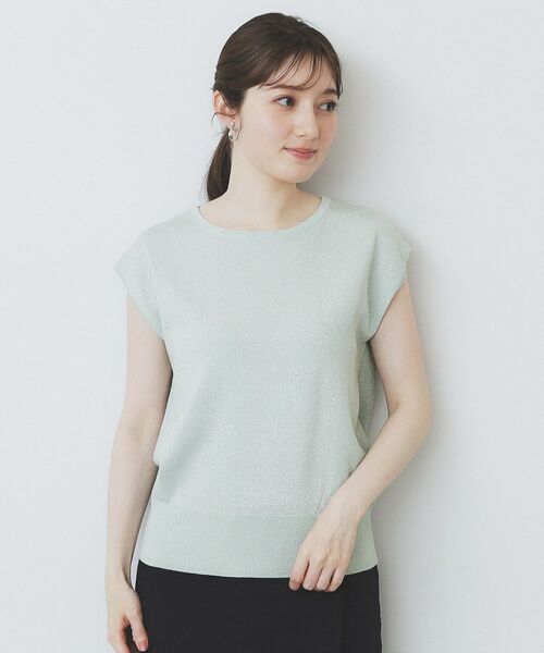 index / インデックス ニット・セーター | 《XS-LLサイズ》フレンチスリーブニット【洗濯機洗い可/抗ピル】 | 詳細19