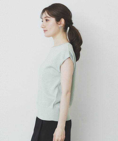 index / インデックス ニット・セーター | 《XS-LLサイズ》フレンチスリーブニット【洗濯機洗い可/抗ピル】 | 詳細20