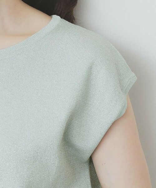 index / インデックス ニット・セーター | 《XS-LLサイズ》フレンチスリーブニット【洗濯機洗い可/抗ピル】 | 詳細24