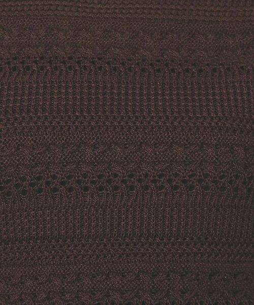 index / インデックス ニット・セーター | 透かし編みノースリーブニット/セットアップ対応【洗濯機洗い可】 | 詳細4