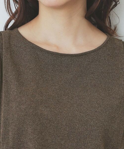 index / インデックス カットソー | タックノースリーブニット【洗濯機洗い可/UVケア/抗ピル】 | 詳細24