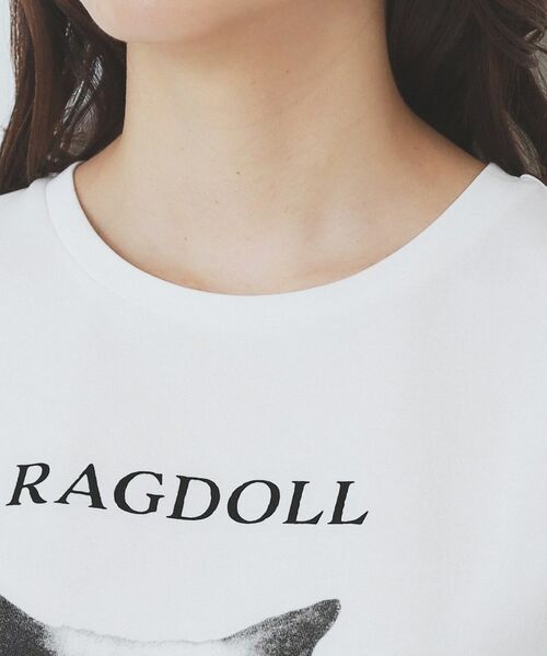 index / インデックス Tシャツ | ねこプリントTシャツ【洗濯機洗い可】 | 詳細16