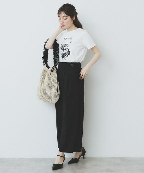 index / インデックス Tシャツ | ねこプリントTシャツ【洗濯機洗い可】 | 詳細3