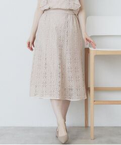 index / インデックス スカート | ジオメレースフレアスカート/セットアップ対応【洗濯機洗い可】