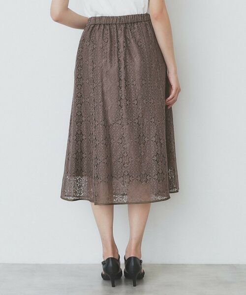 index / インデックス スカート | ジオメレースフレアスカート/セットアップ対応【洗濯機洗い可】 | 詳細15