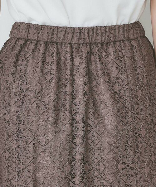 index / インデックス スカート | ジオメレースフレアスカート/セットアップ対応【洗濯機洗い可】 | 詳細17