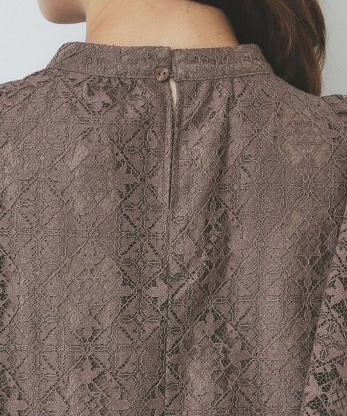 index / インデックス シャツ・ブラウス | ジオメレースフレアスリーブブラウス/セットアップ対応【洗濯機洗い可】 | 詳細17