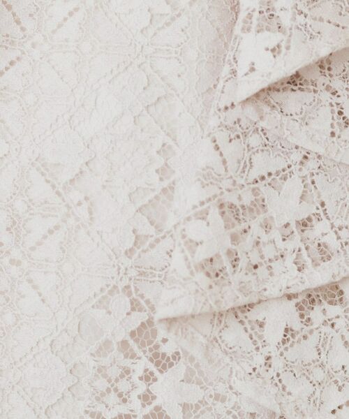 index / インデックス シャツ・ブラウス | ジオメレースフレアスリーブブラウス/セットアップ対応【洗濯機洗い可】 | 詳細4