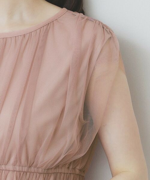 index / インデックス シャツ・ブラウス | チュールレイヤードペプラムブラウス【洗濯機洗い可】 | 詳細22