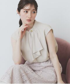 index / インデックス シャツ・ブラウス | アシンメトリーボウタイブラウス【洗濯機洗い可】