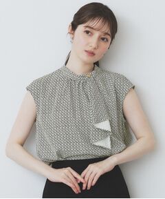 index / インデックス シャツ・ブラウス | アシンメトリーボウタイブラウス【洗濯機洗い可】