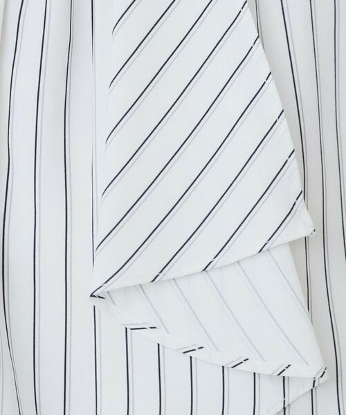 index / インデックス シャツ・ブラウス | アシンメトリーボウタイブラウス【洗濯機洗い可】 | 詳細12