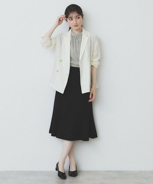 index / インデックス シャツ・ブラウス | アシンメトリーボウタイブラウス【洗濯機洗い可】 | 詳細15