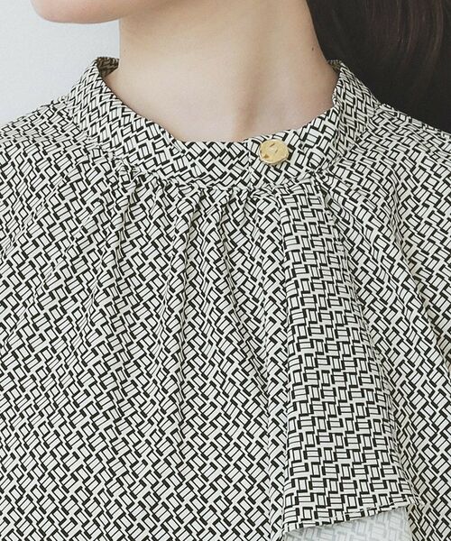 index / インデックス シャツ・ブラウス | アシンメトリーボウタイブラウス【洗濯機洗い可】 | 詳細20