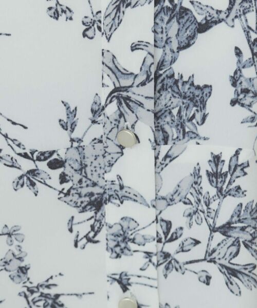 index / インデックス シャツ・ブラウス | ダブルフリルバンドカラーブラウス【洗濯機洗い可/イージーアイロン/防シワ】 | 詳細12