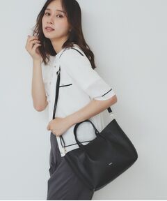 index / インデックス トートバッグ | 【軽量合皮】2WAYミドルサイズトートバッグ