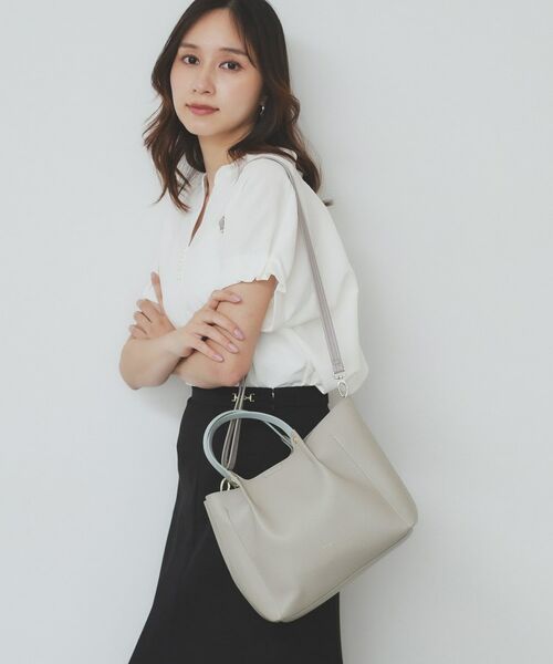 index / インデックス トートバッグ | 【軽量合皮】2WAYミドルサイズトートバッグ | 詳細3