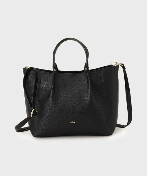 index / インデックス トートバッグ | 【軽量合皮】2WAYミドルサイズトートバッグ | 詳細7