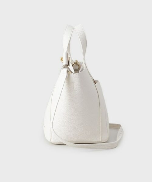 index / インデックス トートバッグ | 【2WAY】フラワーパーツ付き合皮ミドルトートバッグ | 詳細10