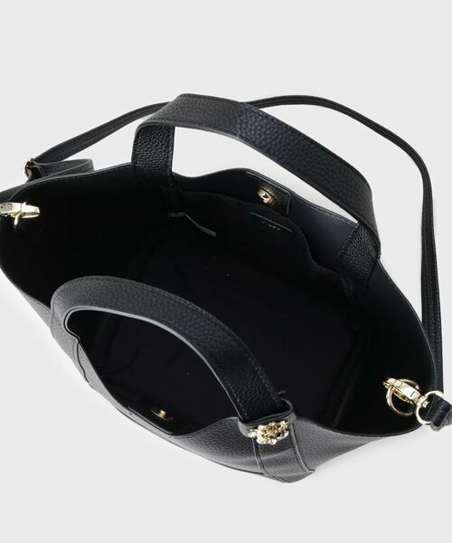 index / インデックス トートバッグ | 【2WAY】フラワーパーツ付き合皮ミドルトートバッグ | 詳細14