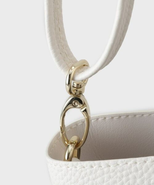 index / インデックス トートバッグ | 【2WAY】フラワーパーツ付き合皮ミドルトートバッグ | 詳細18