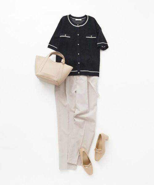 index / インデックス トートバッグ | 【2WAY】フラワーパーツ付き合皮ミドルトートバッグ | 詳細20