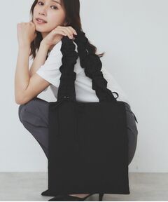 index / インデックス トートバッグ | 【A4サイズ収納可能】持ち手フリルトートバッグ