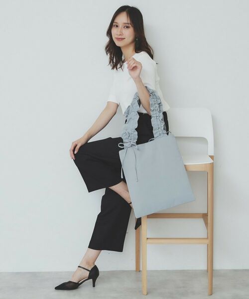 index / インデックス トートバッグ | 【A4サイズ収納可能】持ち手フリルトートバッグ | 詳細6