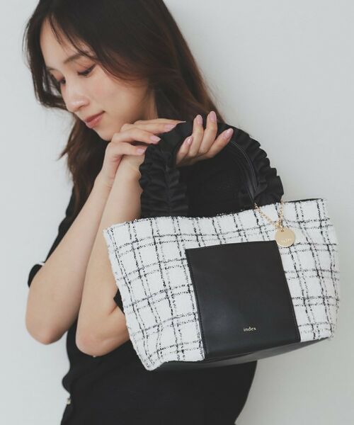 index / インデックス トートバッグ | 【2WAY】持ち手フリルトートバッグ | 詳細1