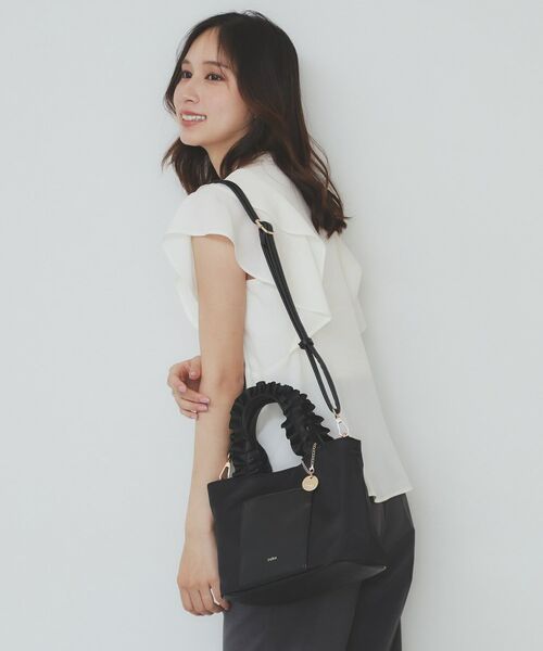 index / インデックス トートバッグ | 【2WAY】持ち手フリルトートバッグ | 詳細3