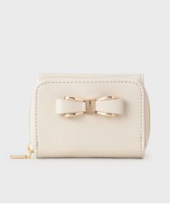 index / インデックス 財布・コインケース・マネークリップ | リボンモチーフ 三つ折りウォレット