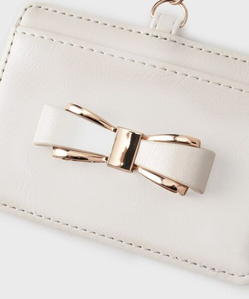 index / インデックス その他小物 | リボンモチーフリール付きパスケース | 詳細6