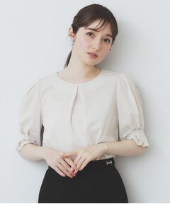 index / インデックス カットソー | ストライプジャージタックスリーブトップス【吸水速乾/洗濯機洗い可】