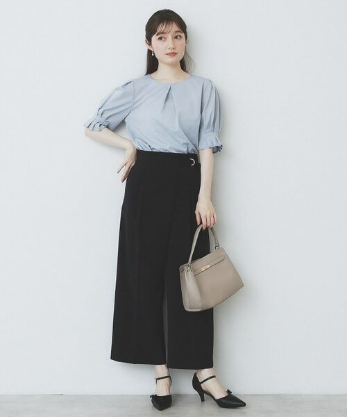 index / インデックス カットソー | ストライプジャージタックスリーブトップス【吸水速乾/洗濯機洗い可】 | 詳細20