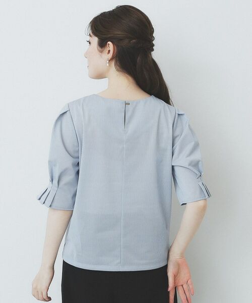 index / インデックス カットソー | ストライプジャージタックスリーブトップス【吸水速乾/洗濯機洗い可】 | 詳細24