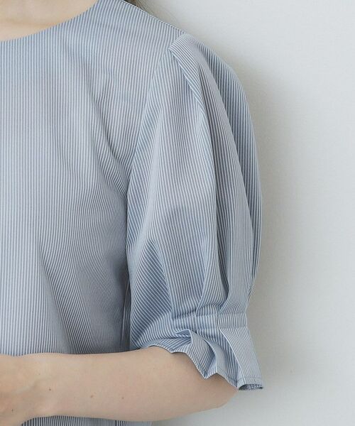 index / インデックス カットソー | ストライプジャージタックスリーブトップス【吸水速乾/洗濯機洗い可】 | 詳細27