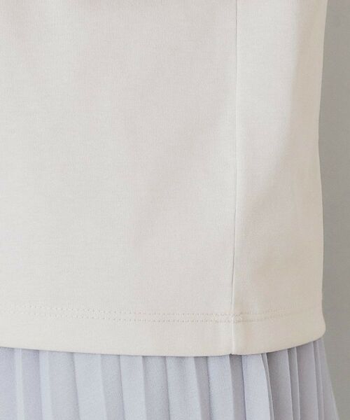 index / インデックス Tシャツ | パール調刺繍ロゴTシャツ【汗ジミ防止/吸水速乾/接触冷感/UVケア/洗濯機洗い可】 | 詳細20